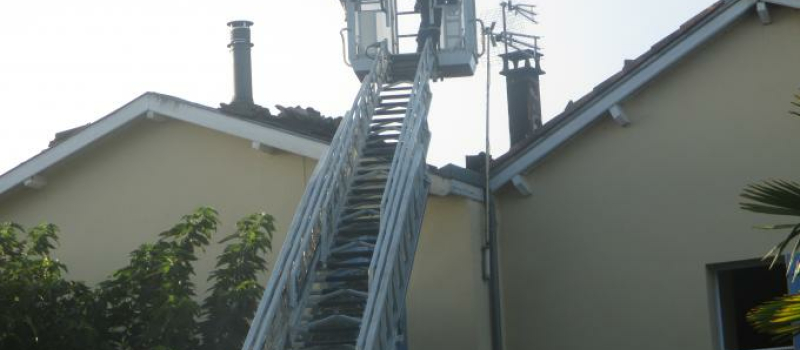 Important incendie au centre ville