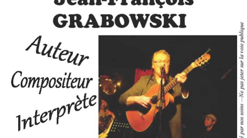 MAUVEZIN - Concert JF Grabowski. A ne pas manquer !!!!Artisan de la belle chanson française....