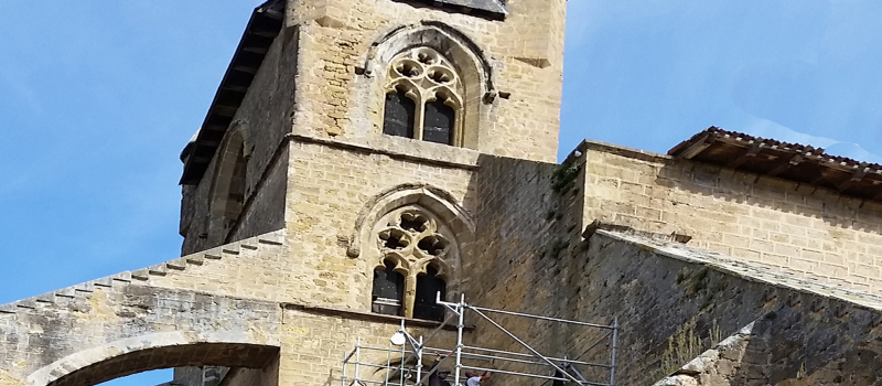 Eglise Sainte Marie, les travaux se poursuivent