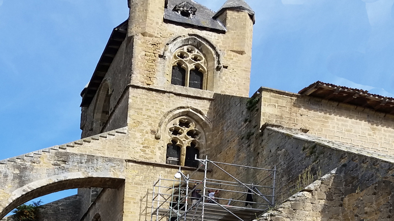 Eglise Sainte Marie, les travaux se poursuivent
