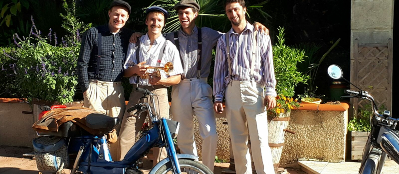 Périple en mobylette