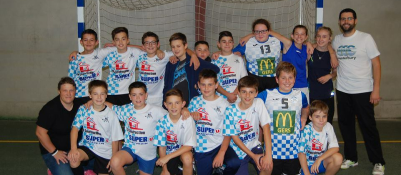 Mauvezin  /  victoire des U13 de Bastides Handball 