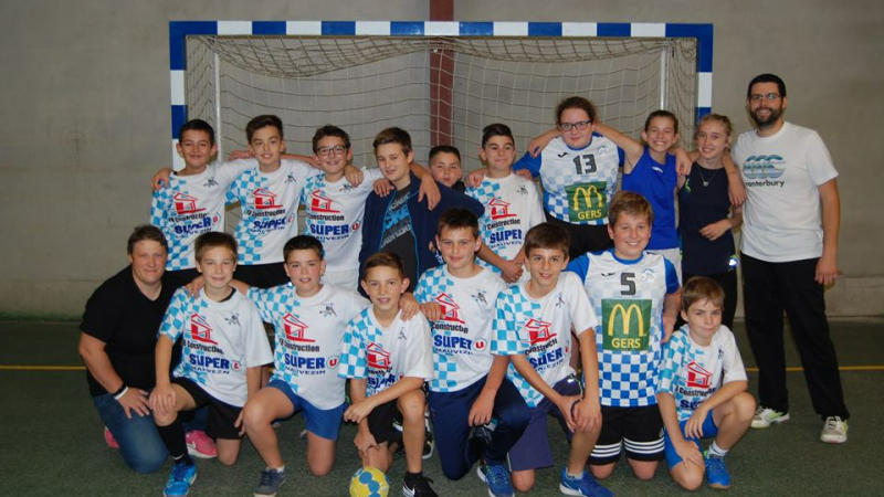 Mauvezin  /  victoire des U13 de Bastides Handball 