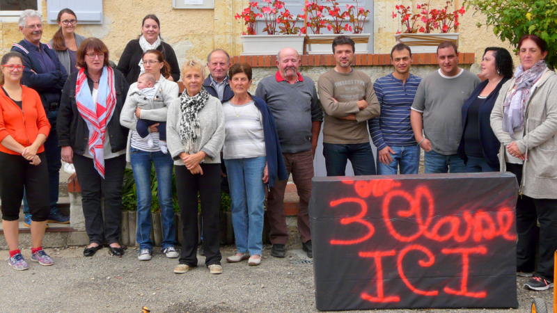 Encore une classe qui ferme!