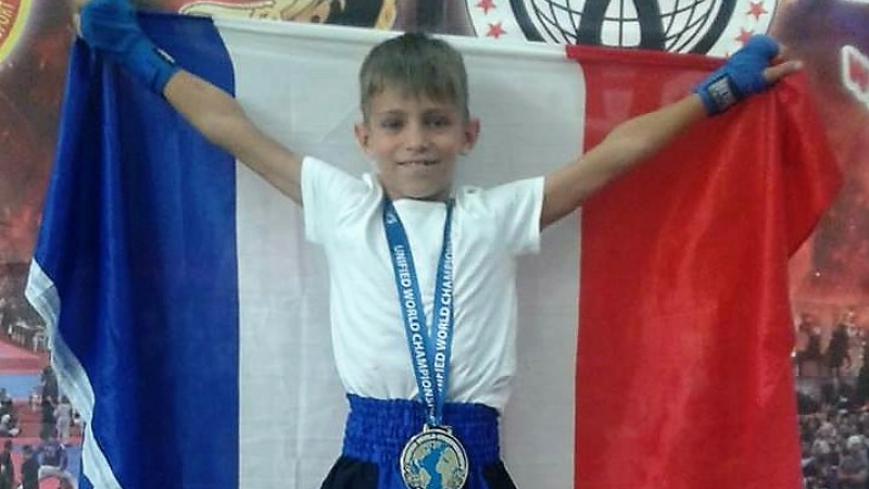 Florian Paul, champion du monde de K1
