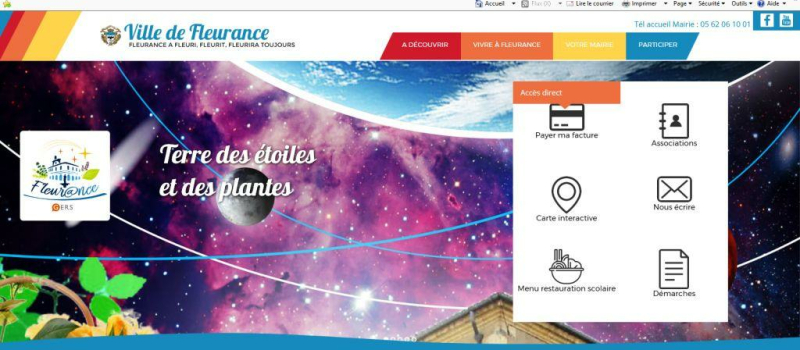 Fleurance - Le site Internet de la mairie fait peau neuve