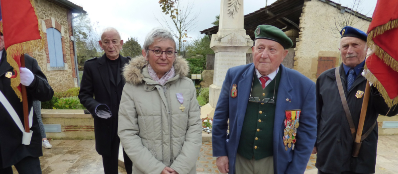 Cérémonies du 11 novembre à Tillac et Monpardiac