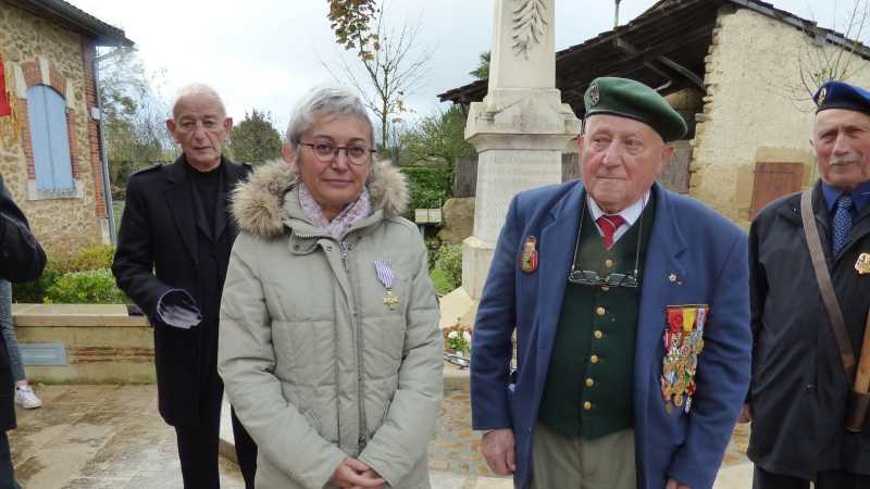 Cérémonies du 11 novembre à Tillac et Monpardiac