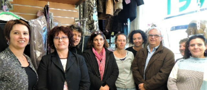 Les artisans des pressings en formation