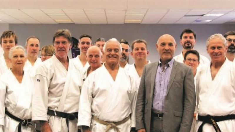 Karaté : Stage Jean Pierre Lavorato, 9° Dan, Hall des combats