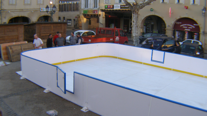 La patinoire fin prête