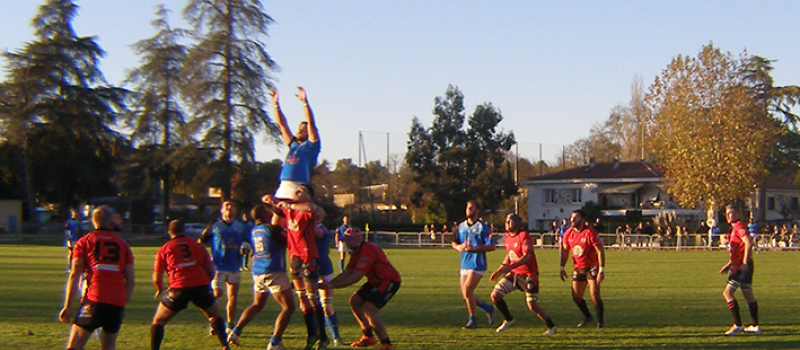 l'EAB XV sans conteste s'impose face a une belle équipe de Gaillac