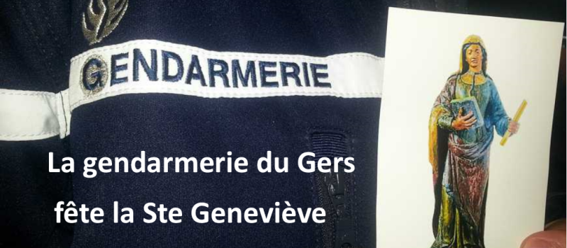 La gendarmerie fête la Ste Geneviève.