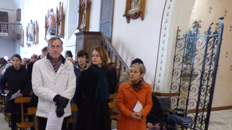Inauguration des travaux à l'église de Juillac