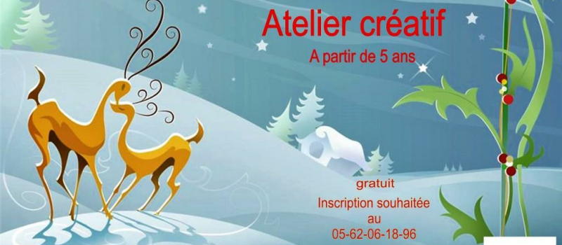 Atelier de Noël créatif
