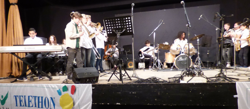 Succès du concert du collège pour le téléthon