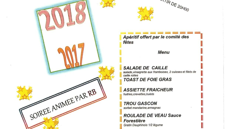Pourquoi pas réveillonner à Saint Georges ?