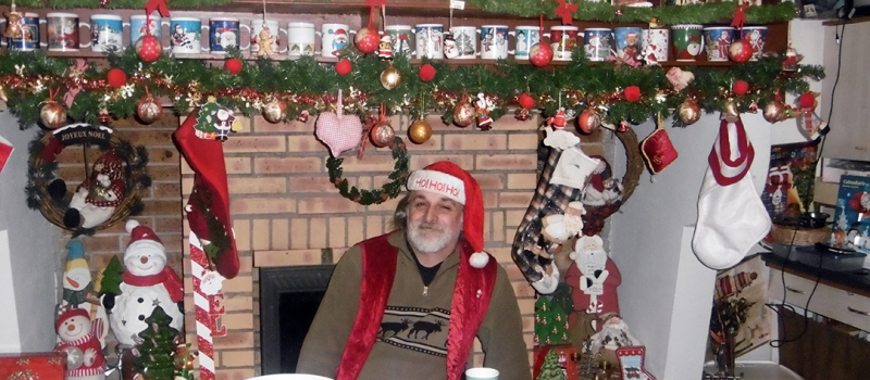 La maison du Père Noël nous l'avons visitée