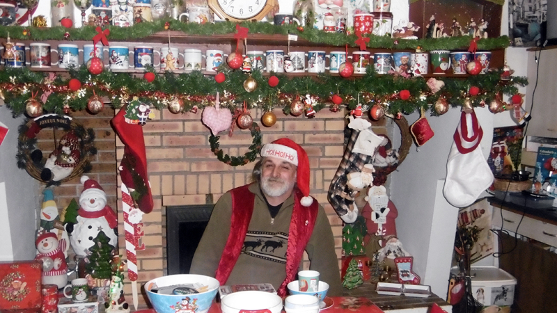 La maison du Père Noël nous l'avons visitée