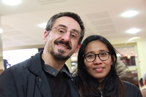 Olivier Bérard et son épouse à l'organisation
