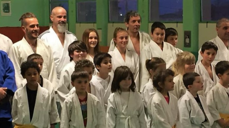 Les judokas en compétition