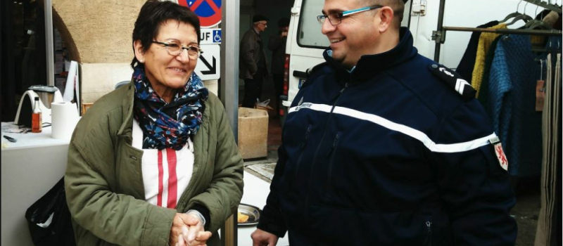 Gendarmerie le contact avec les populations