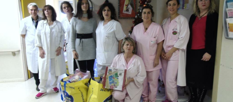  Noël avant Noël  au service pédiatrie du CH d'Auch en Gascogne