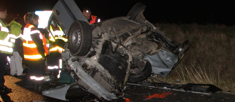 Accident mortel sur la RN21 à l'entrée de Mirande