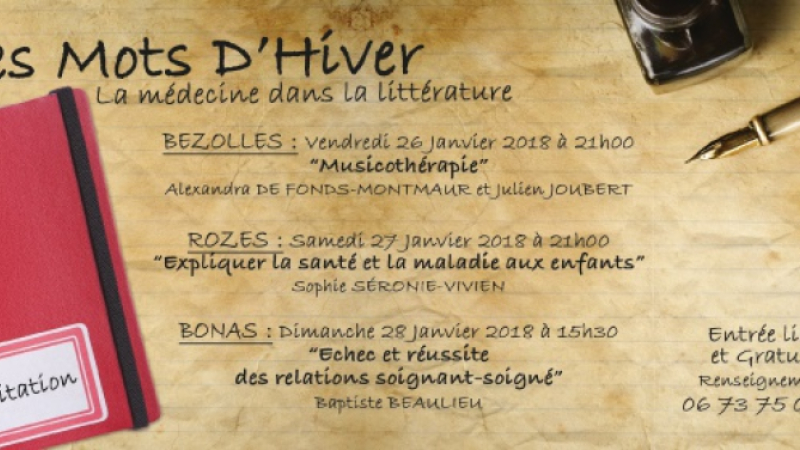 Les ‘’ Mots d’hiver ‘’ reviennent