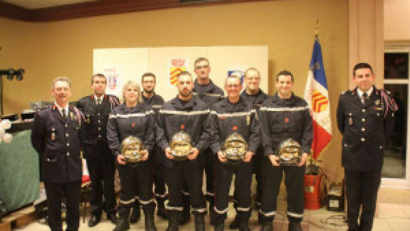 Les sapeurs-pompiers honorés 