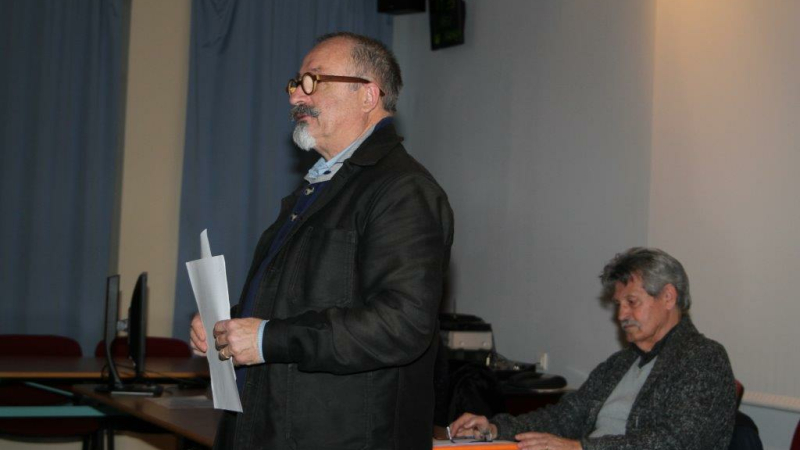 Georges Courtès, Pierre Beyries et l'abbé Angel Lucante captivent leur public