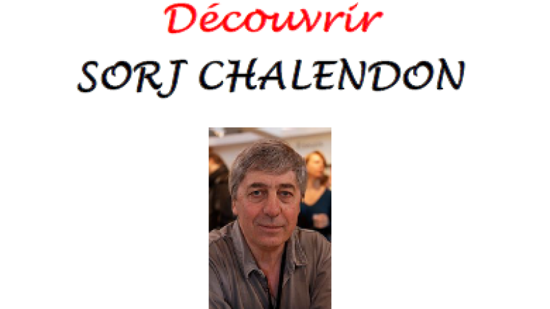 Lecture découverte : Sorj Chalendon