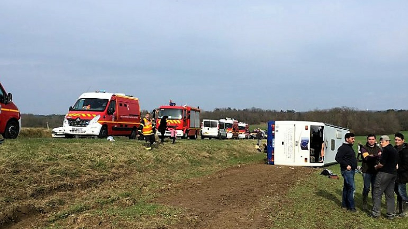 Grave accident de bus scolaire