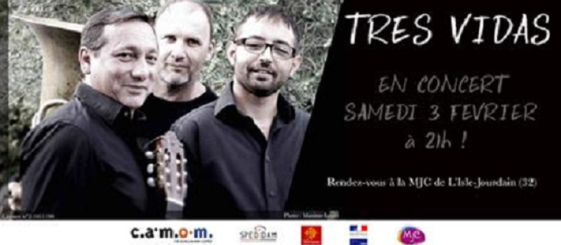Tres Vidas en concert à "La Maisoun"