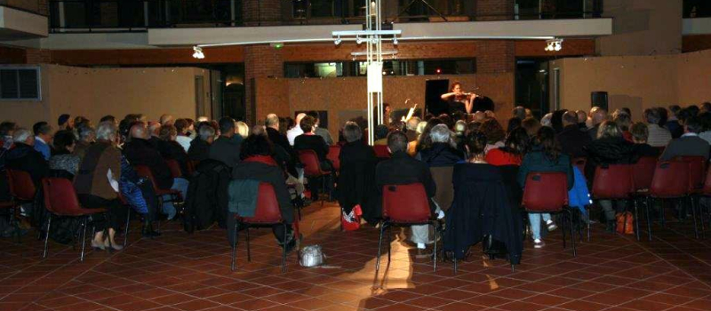Concert violon piano en l'espace Pierre Lasserre
