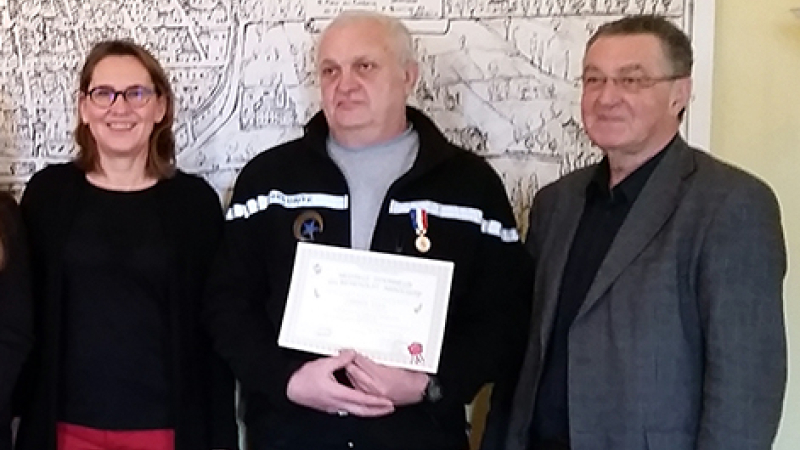 Un bénévole à l'honneur