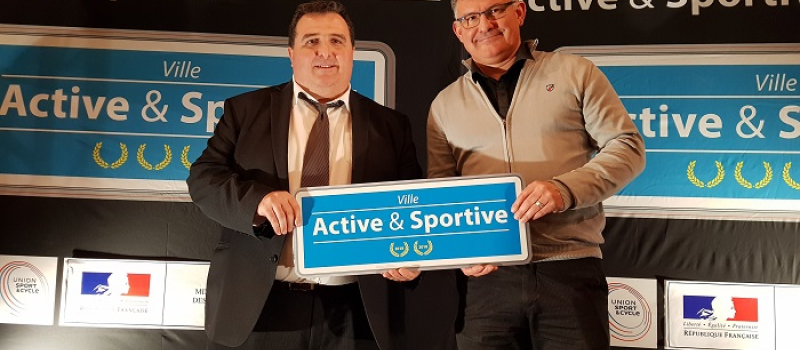 Remise du label ville active et sportive de Saint Clar