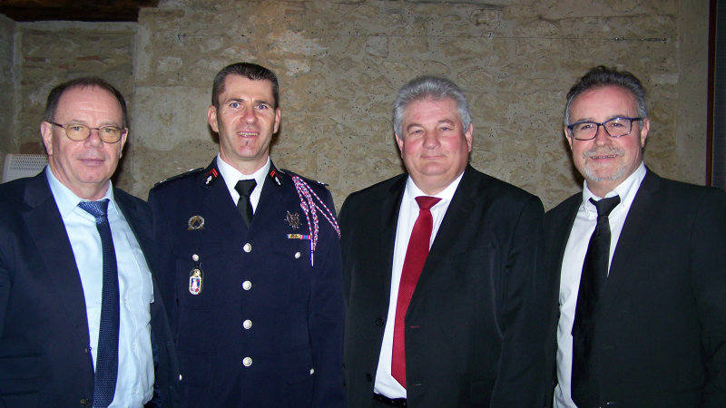La Sainte Barbe annuelle pour les pompiers de Mauvezin
