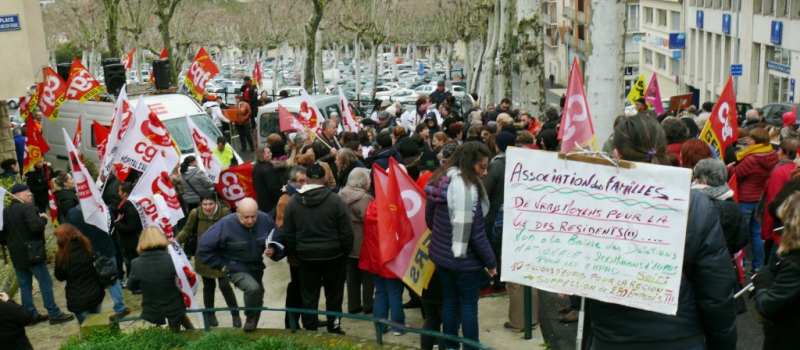 Suites de la grève dans les EHPAD