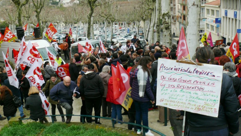 Suites de la grève dans les EHPAD