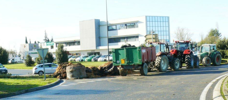Manifestations agricole en cours : très fortes perturbations de la circulation dans le Gers