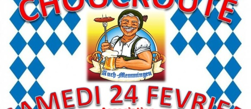 Repas choucroute proposé par Auch Memmingen