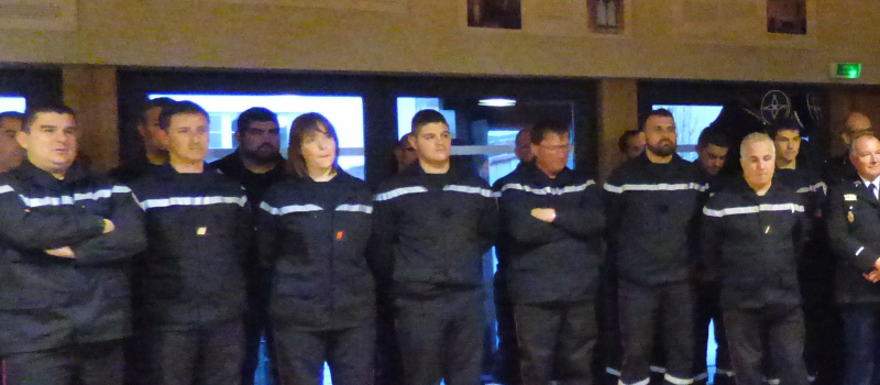 Les Sapeurs pompiers de Marciac ont fêté Sainte Barbe