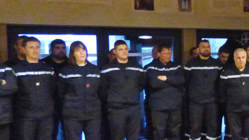Les Sapeurs pompiers de Marciac ont fêté Sainte Barbe