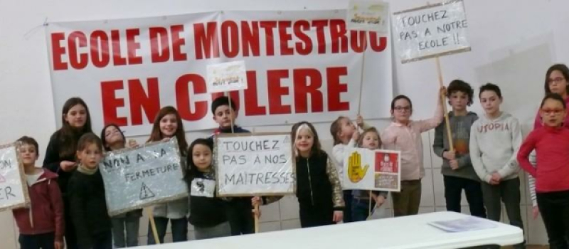 Une dictée en appel au secours pour maintenir un poste d'enseignant