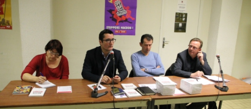 Débat avec Olivier Dartigolles dirigeant national du PCF