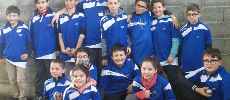 Les jeunes de la pétanque en grande forme