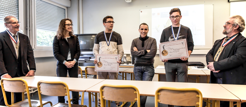 Nogaro - Des gagnants au concours des Meilleurs apprentis de France