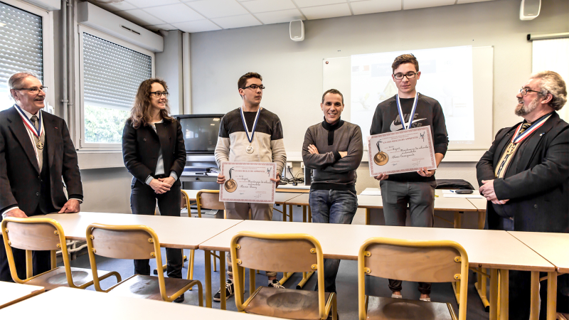 Nogaro - Des gagnants au concours des Meilleurs apprentis de France