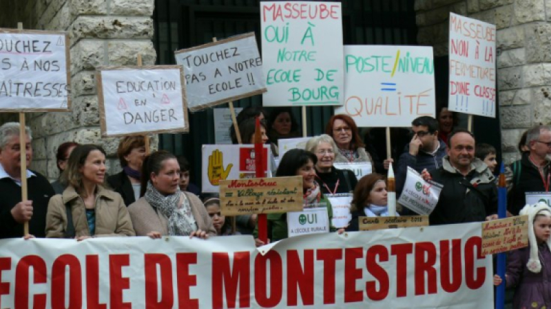 Les APE de Montestruc et Masseube font pression auprès de la DASEN pour éviter la suppression d'un poste d'enseignant